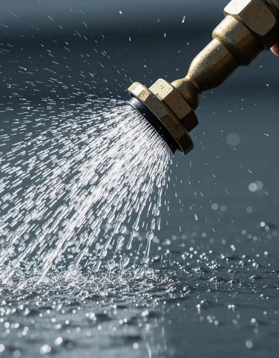 Wassersparende Nozzle für Niederdruck