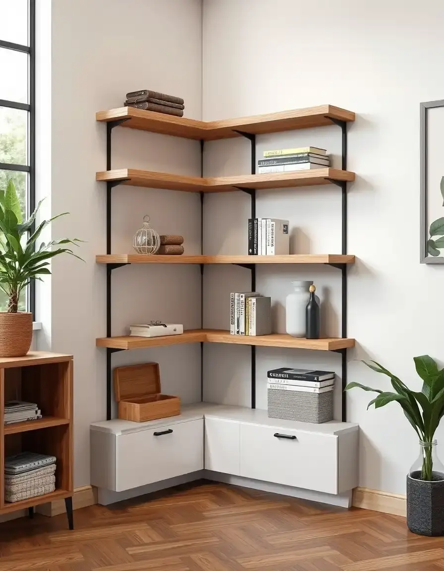L-Shape Organizer Rack für die optimale Nutzung der Küchenecke