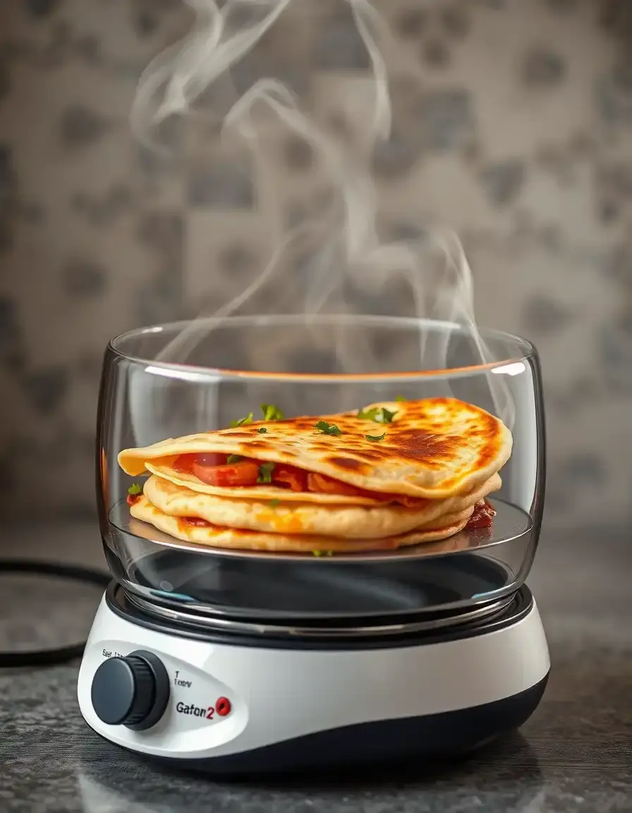 Elektrischer Pita Bread Warmer hält Fladenbrot für die Levante Küche warm und dampfend