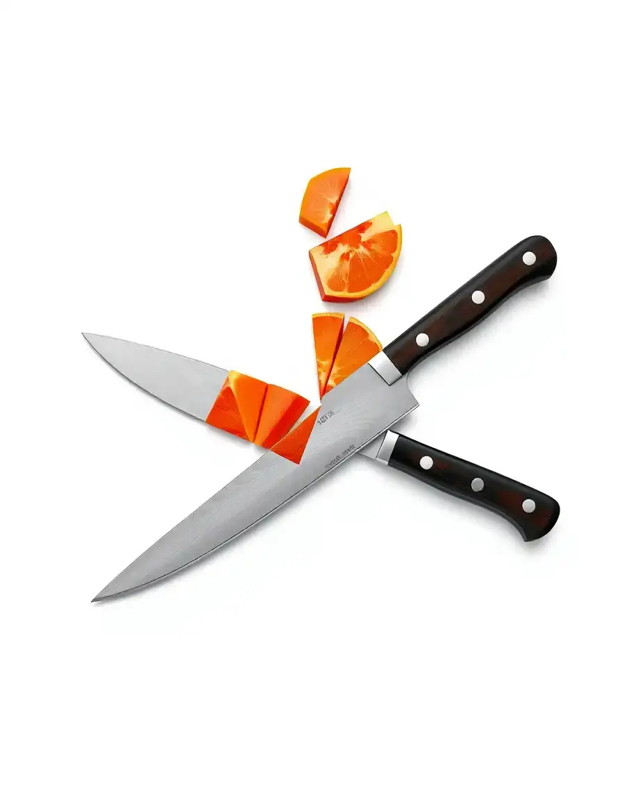 Messer zum präzisen Trennen von Mandarinensegmenten