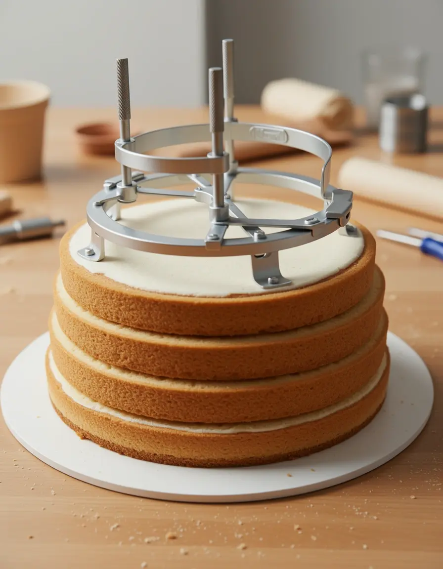 Verstellbarer Backring für perfekte Schichten