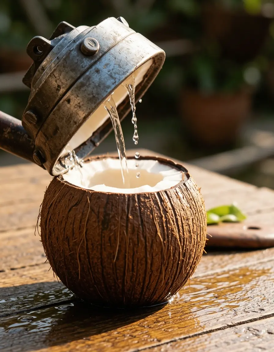 Coconut Opener Tool opening coconut for fresh water