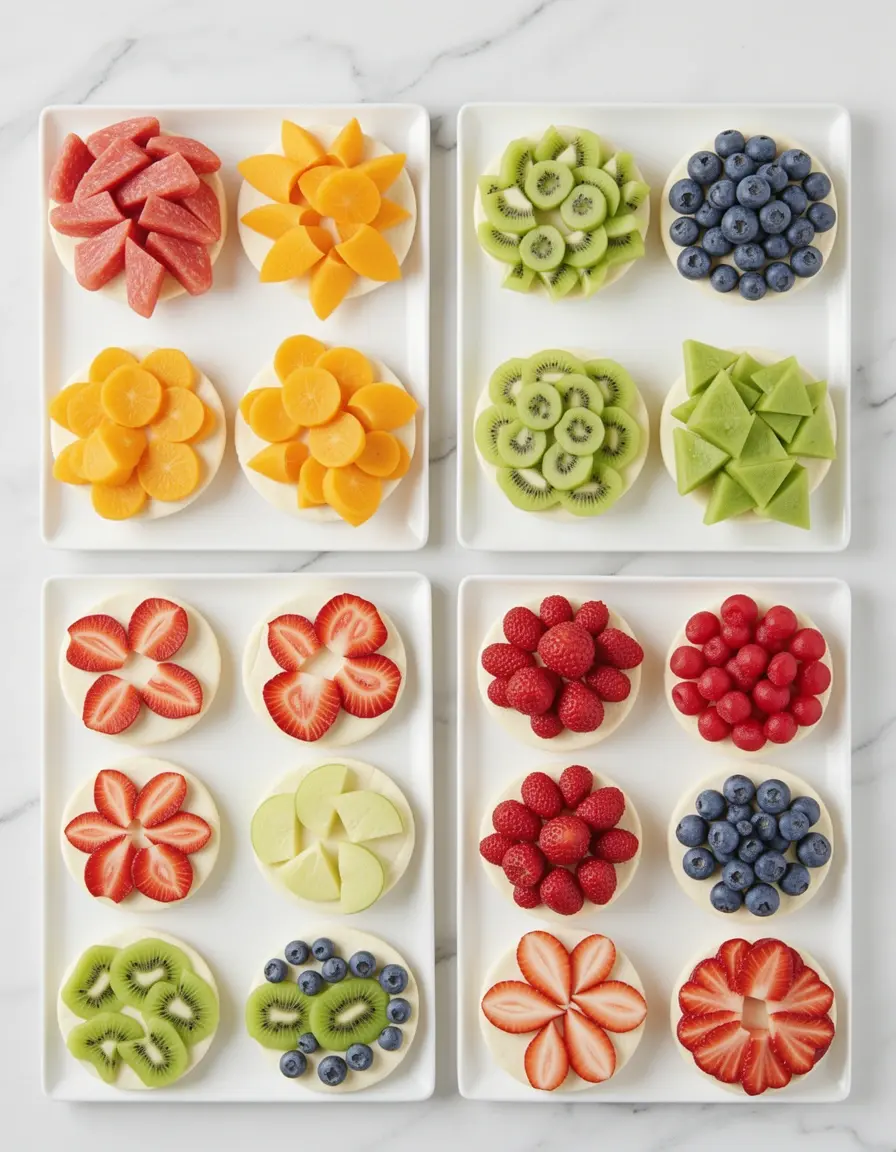 Garnish Picker Set colorful for fruit decoration