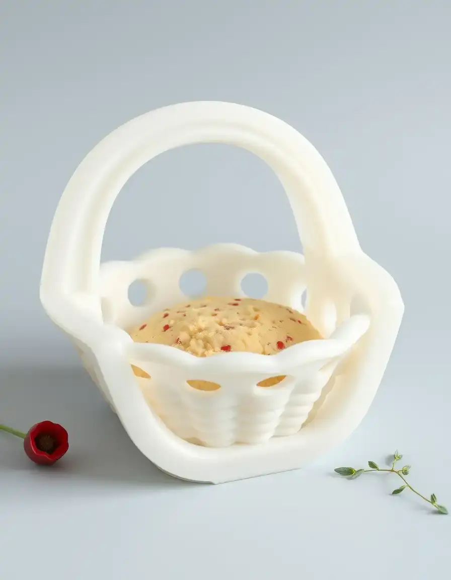 Silikonbackform in Korb-Optik für Rotkäppchen Kuchen