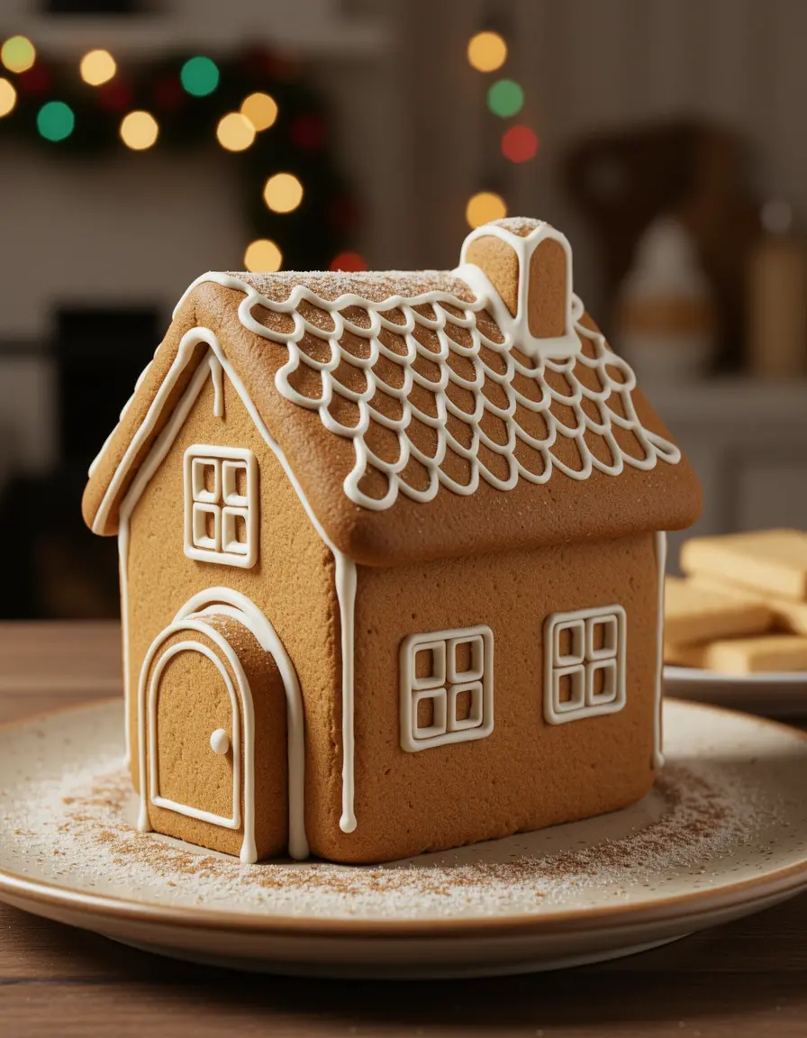 Lebkuchenhaus-Topper für Großmutters Haus