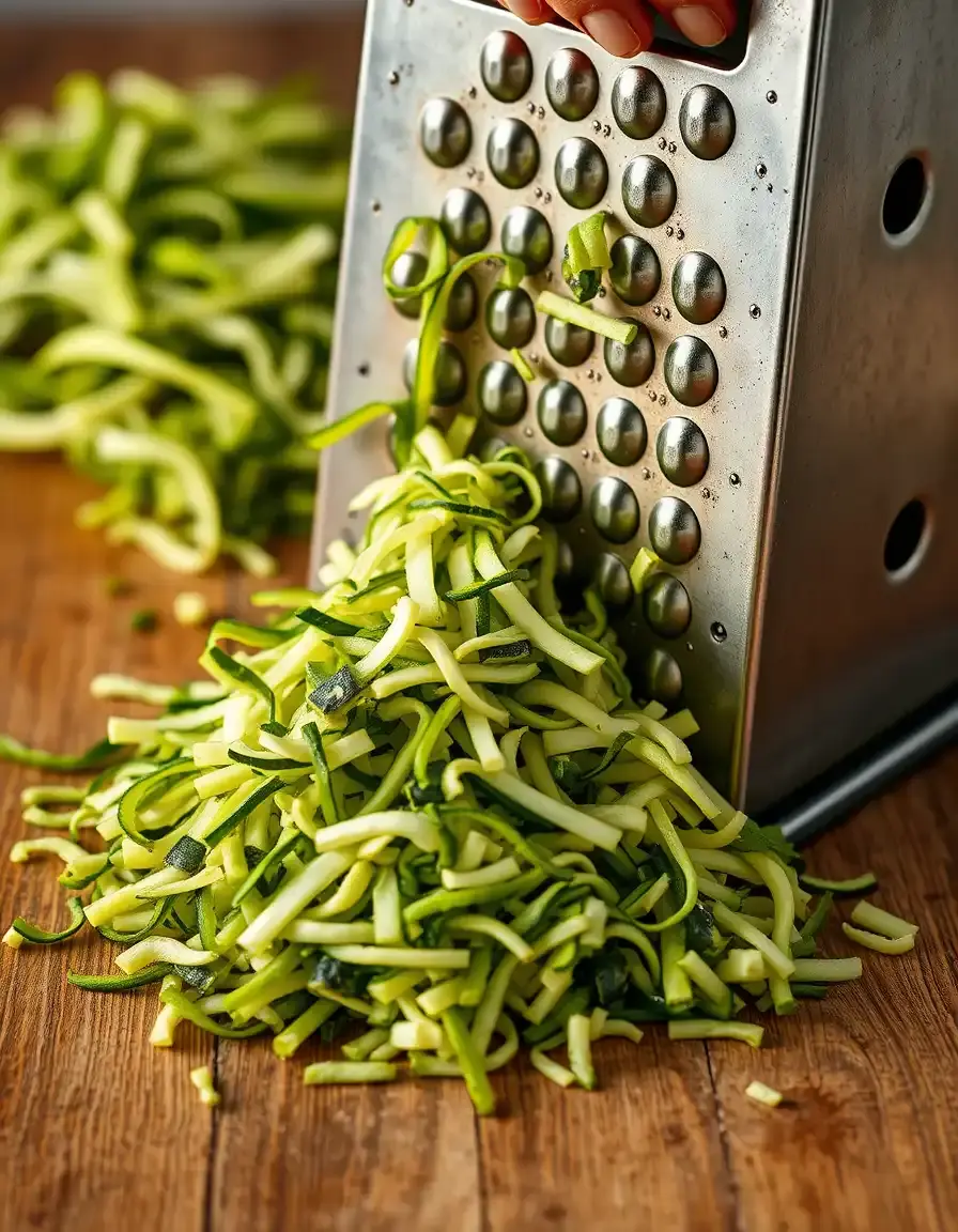 Zucchini Grater Shredder für feine grüne Zucchini-Raspeln