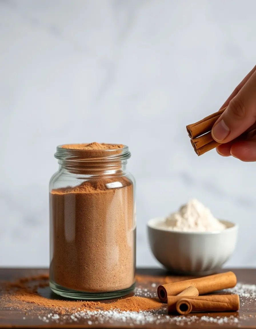 Zimtstreuer für die perfekte Dosierung auf Apfelkuchen