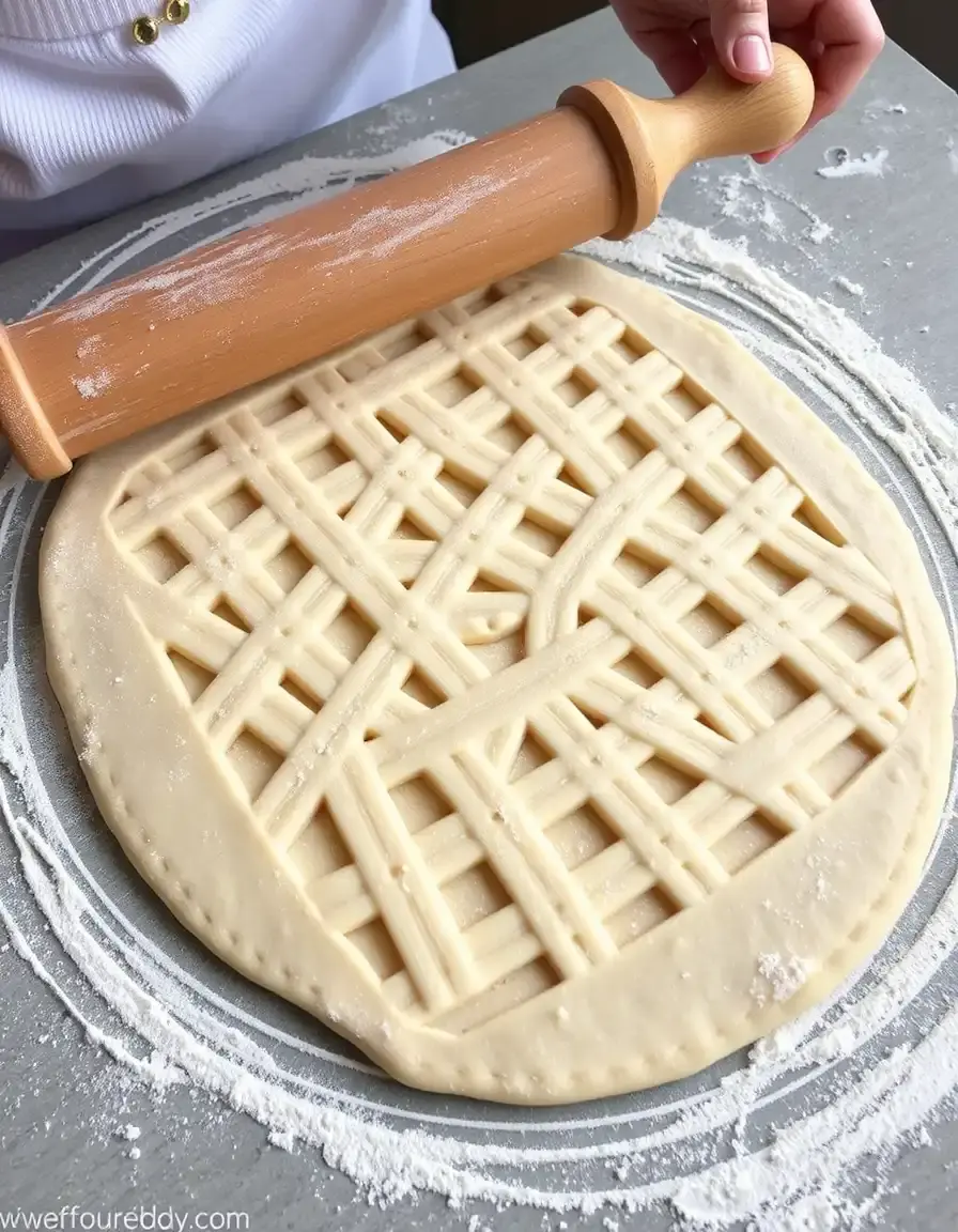 Gitterschneider Roller für dekorative Kuchenoberflächen