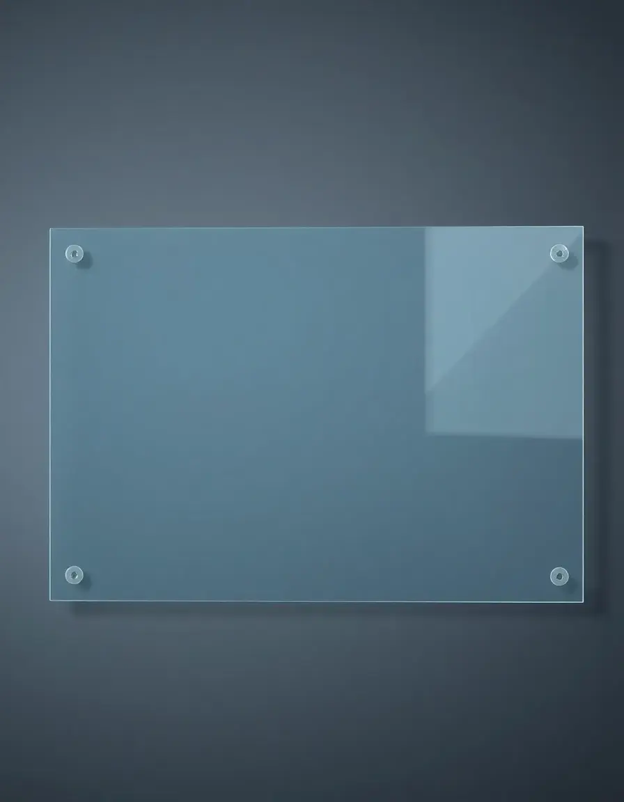 Worktop Saver Board aus Glas auf einer Arbeitsplatte in der Küche