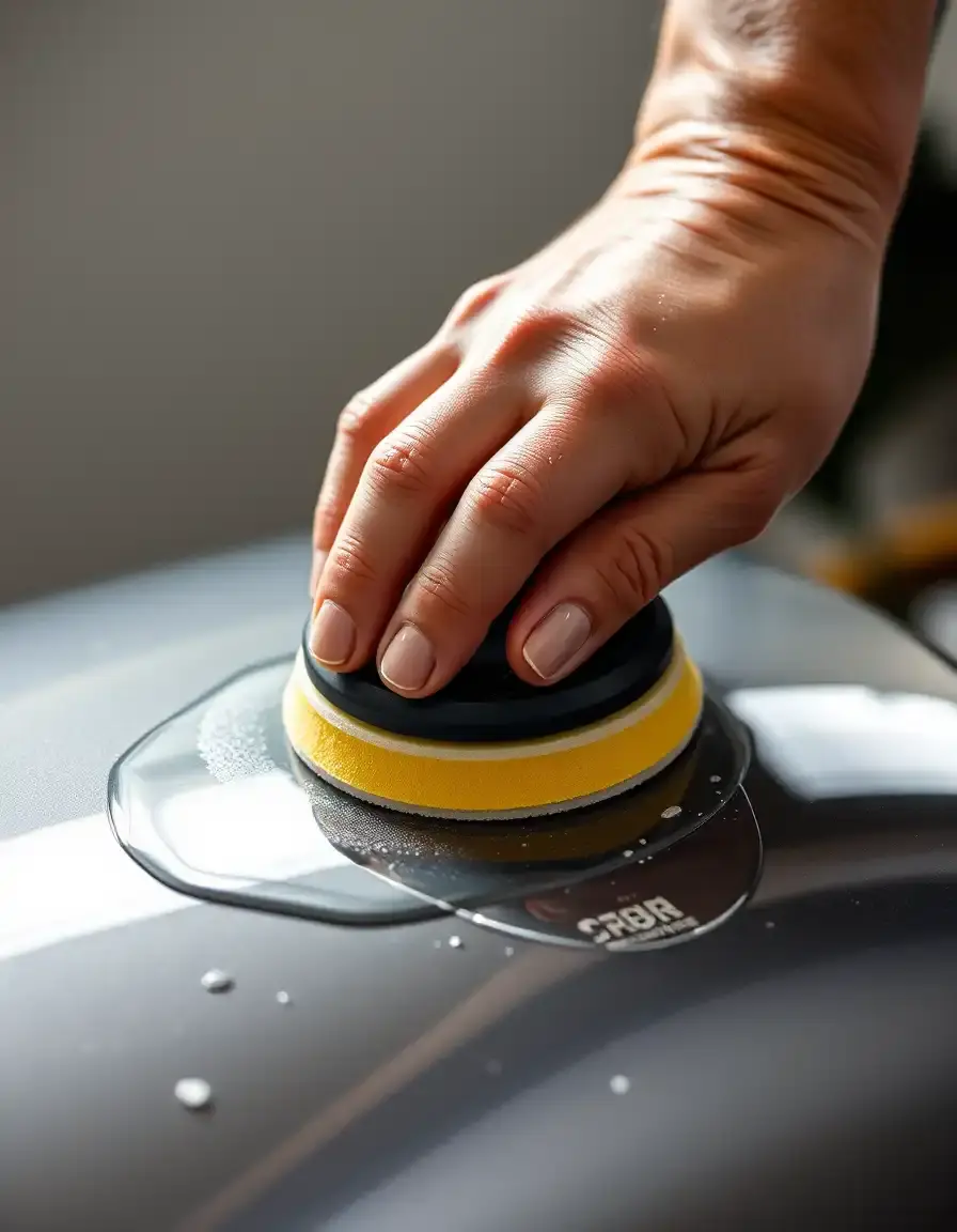 Polish Applicator Pad zum Auftragen von Politur auf Arbeitsplatten