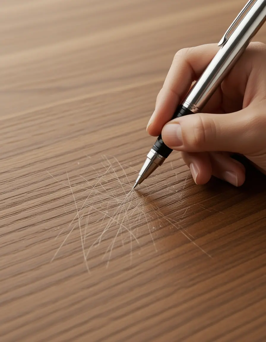 Scratch Cover Pen zum Ausbessern von Kratzern in Holzoberflächen
