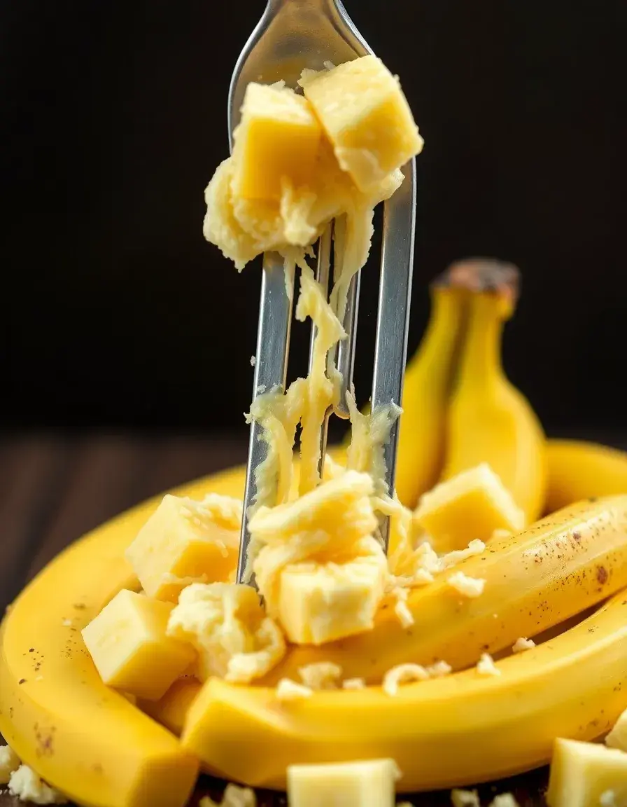 Spezialisierte Gabel zum Zerstampfen von Bananen für perfekten Teig