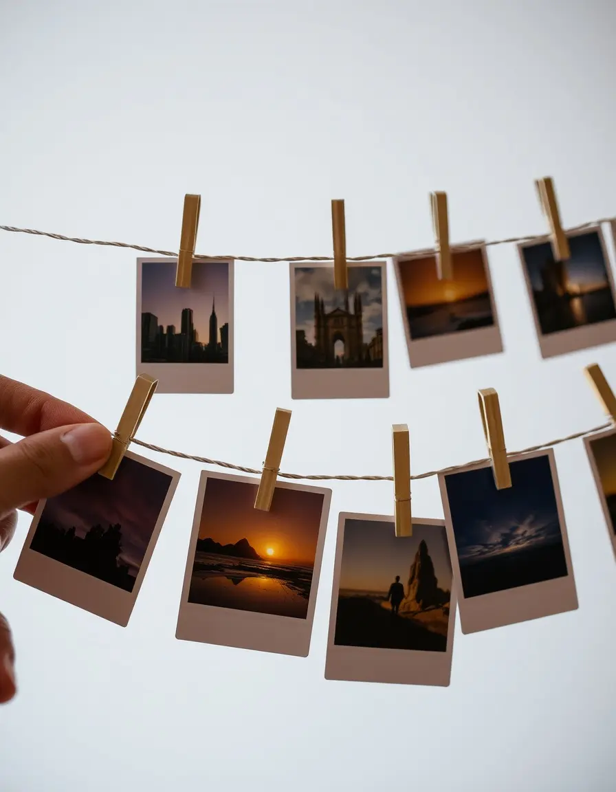 Photo Clip String mit Beleuchtung für gemütliche Küchendeko