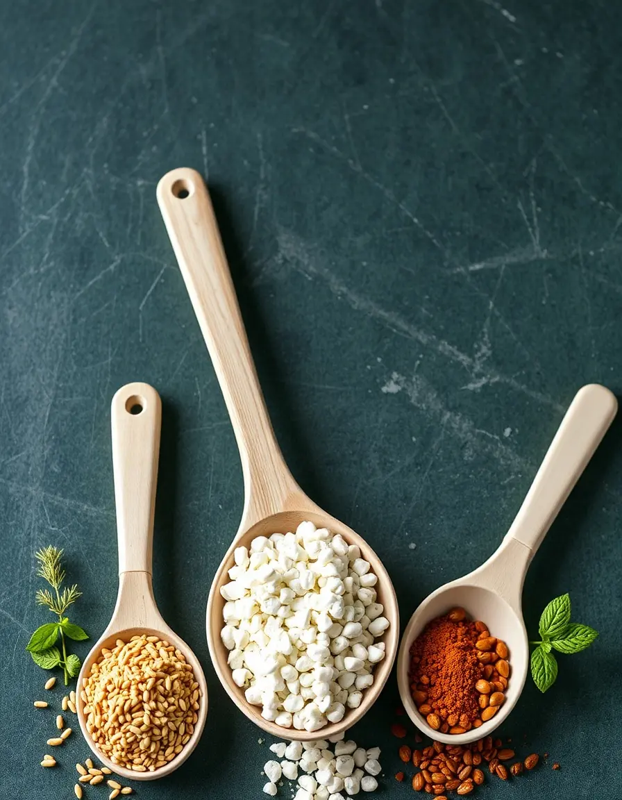 Ingredient Scoop Set für Backzutaten
