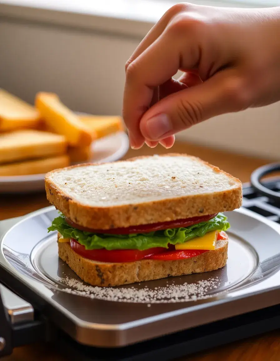 Beheizte Banh Mi Presse für knusprige vietnamesische Sandwiches