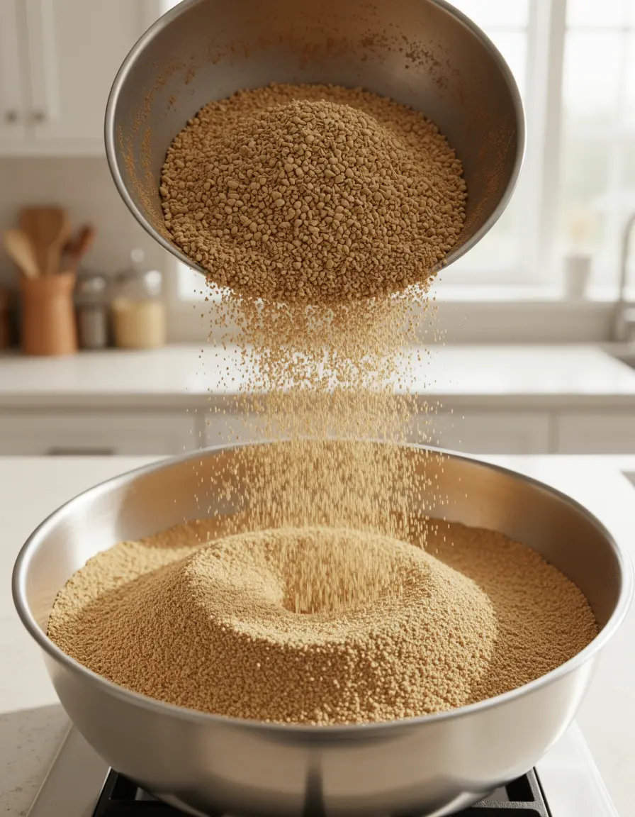 Zutaten-Trichter für sauberes Backen
