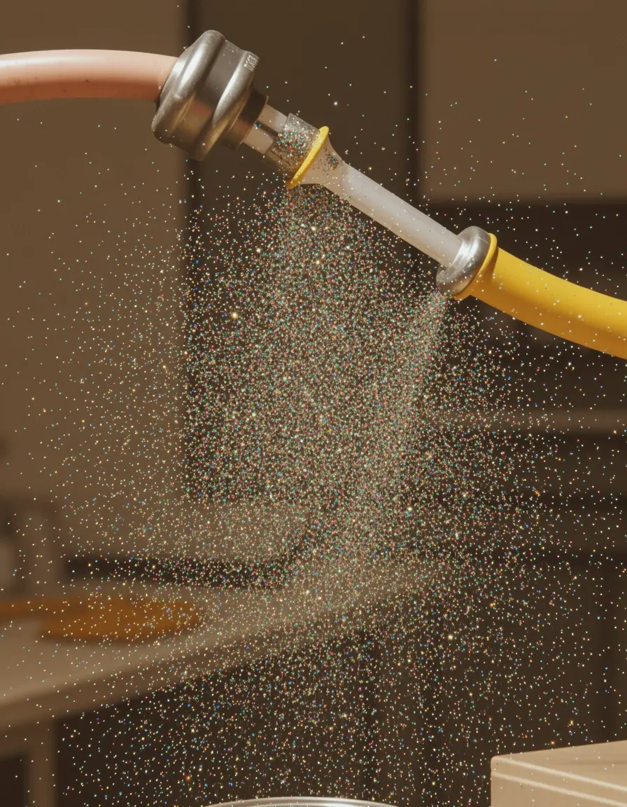Pumpe für essbaren Glitzerstaub für strahlendes Finish
