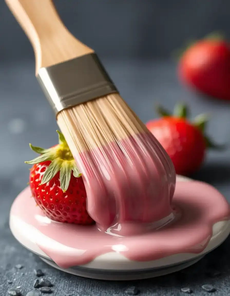 Tortenguss auftragen mit dem Jelly Glaze Brush