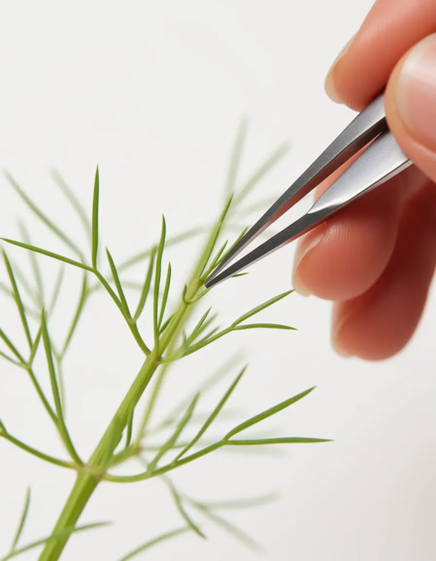 Präzises Arbeiten mit der Stem Picker Pinzette