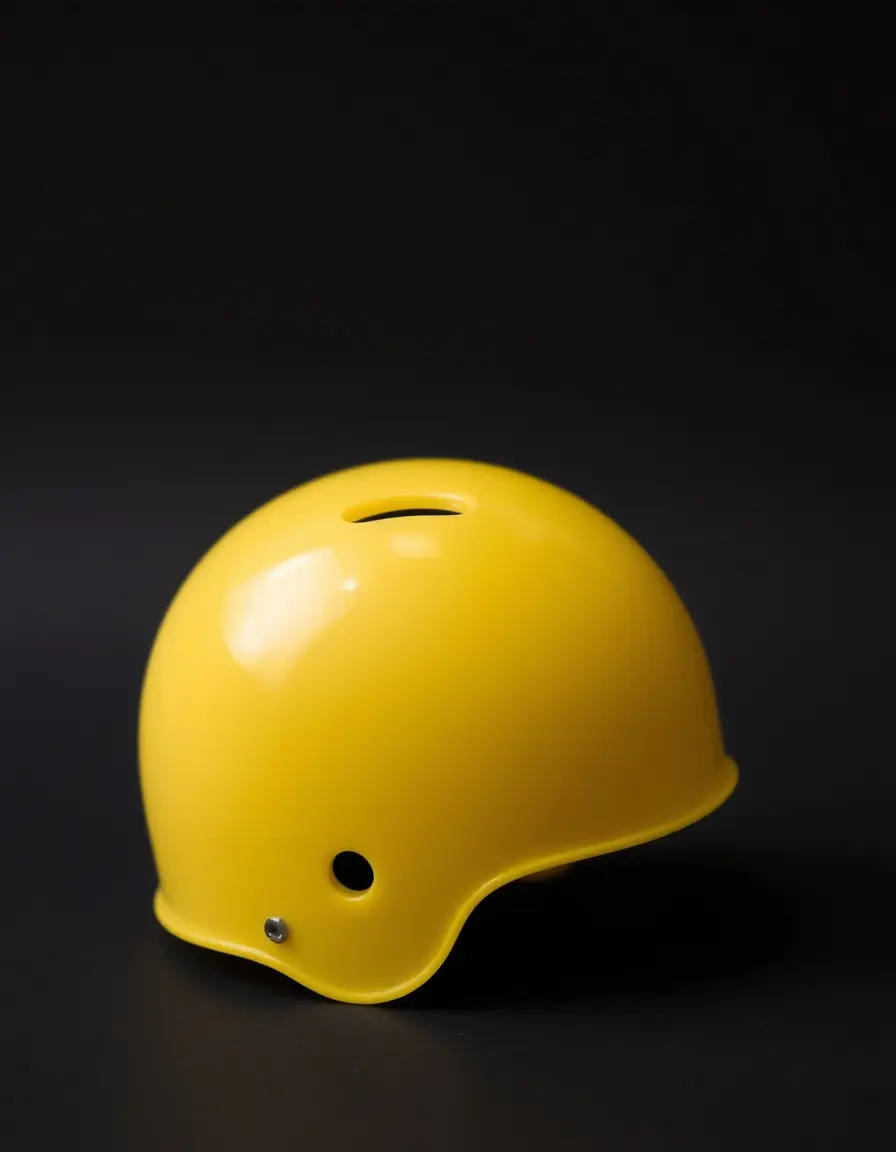 Helmet Mold Silicone - Gelbe Silikonform für Feuerwehrhelme