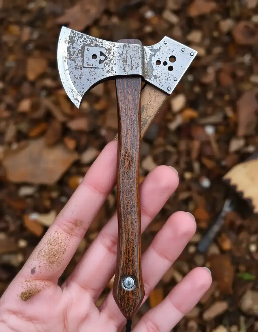 Axe Decor Pick - Axt-Deko für Feuerwehr-Torten