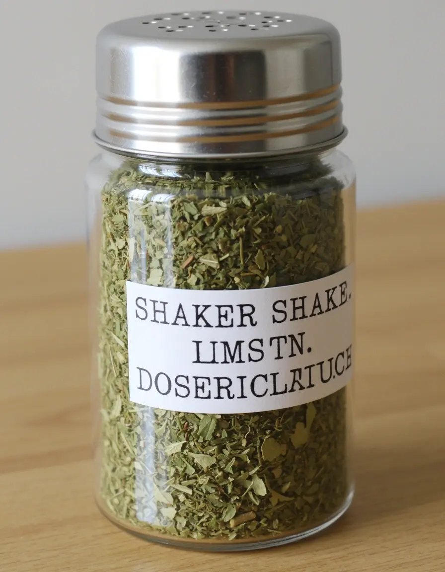 Gewürzstreuer mit der Aufschrift Herbs de Provence