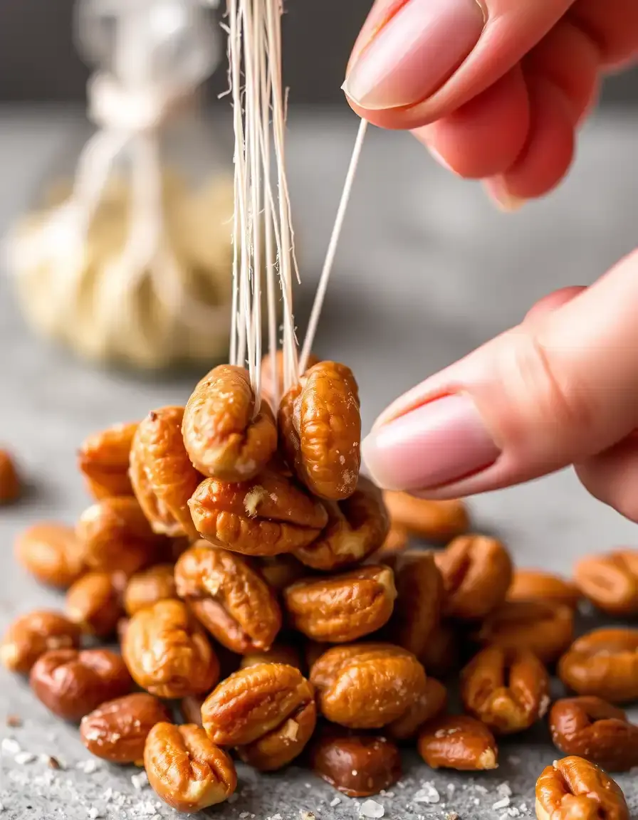Halter für die Herstellung von Churchkhela, der georgischen Süßigkeit