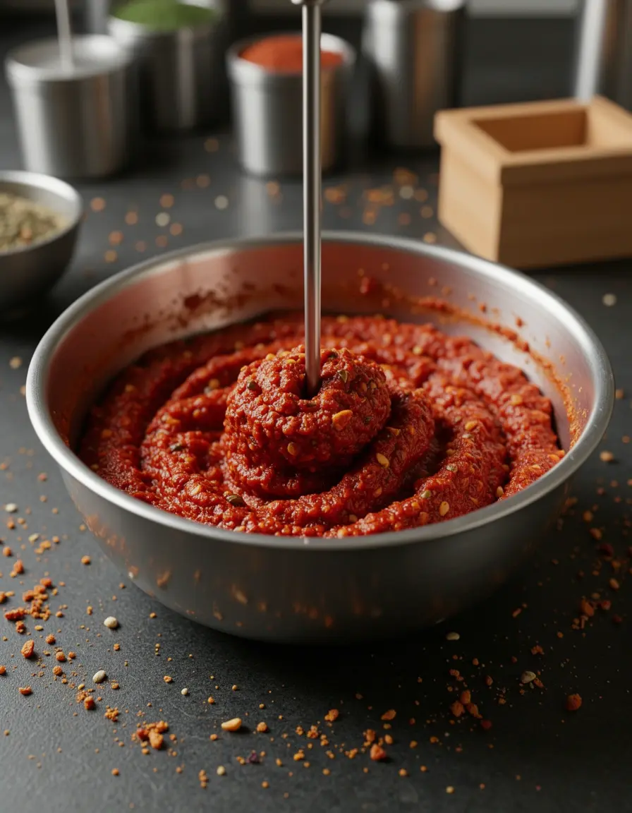 Adjika Grinder Pestle zum Zermahlen von georgischen Gewürzen und Pasten