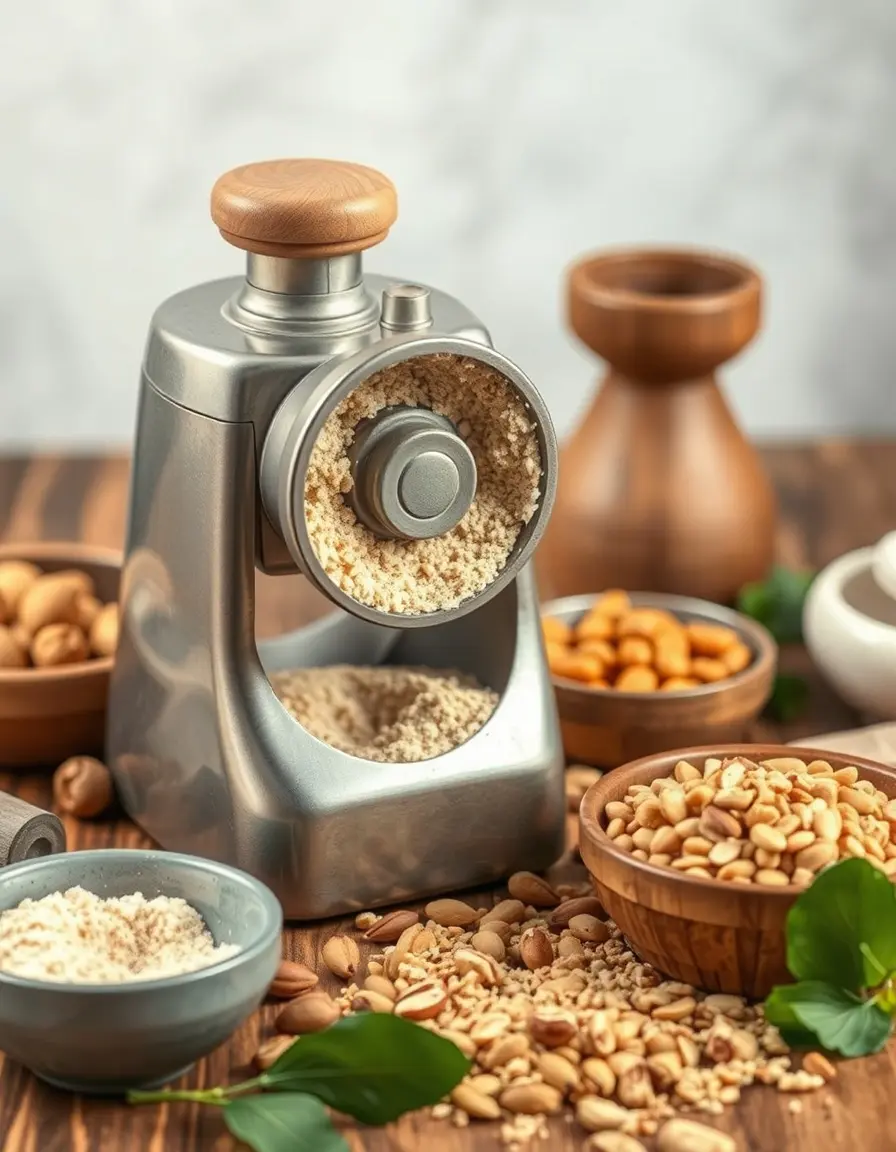 Nut Flour Grinder für frisches Nussmehl in der gesunden Küche