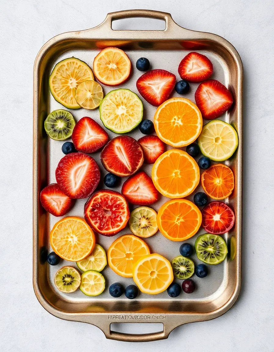 Fruit Dehydrator Tray für natürliche Tortendekoration