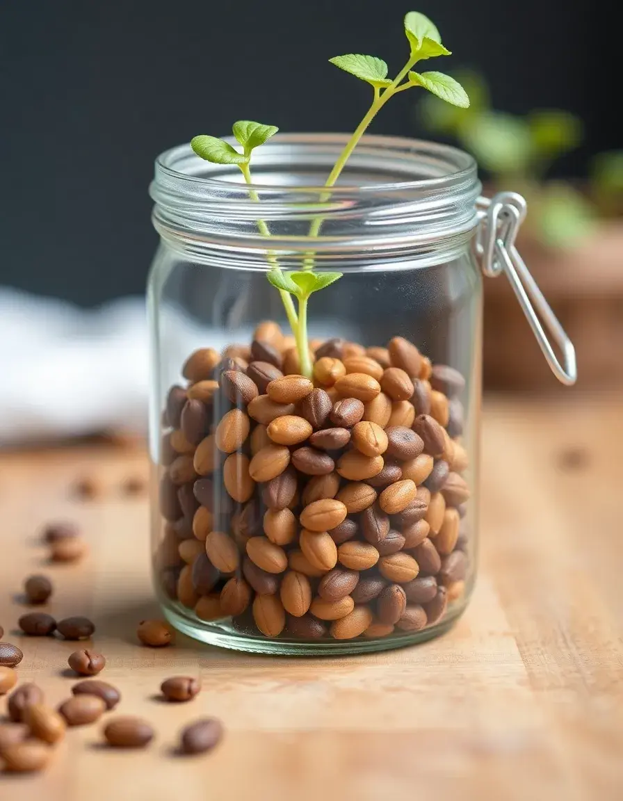 Seed Sprout Jar für Keimlinge als Nährstoff-Boost