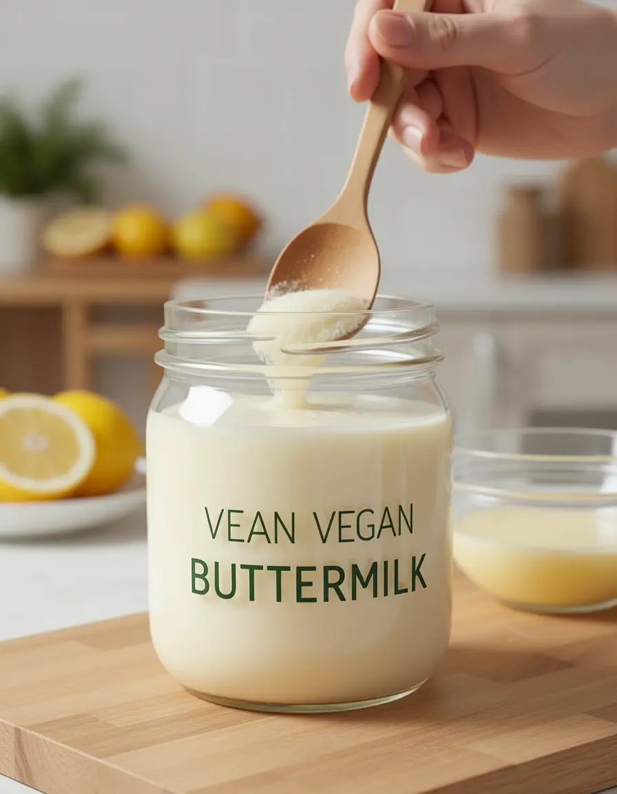 Behälter zur Herstellung von veganer Buttermilch