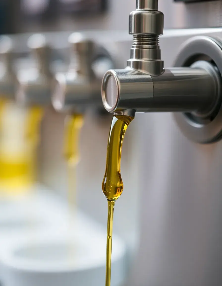 Olivenöl Dispenser mit Präzisions-Ausgießer für die griechische Küche