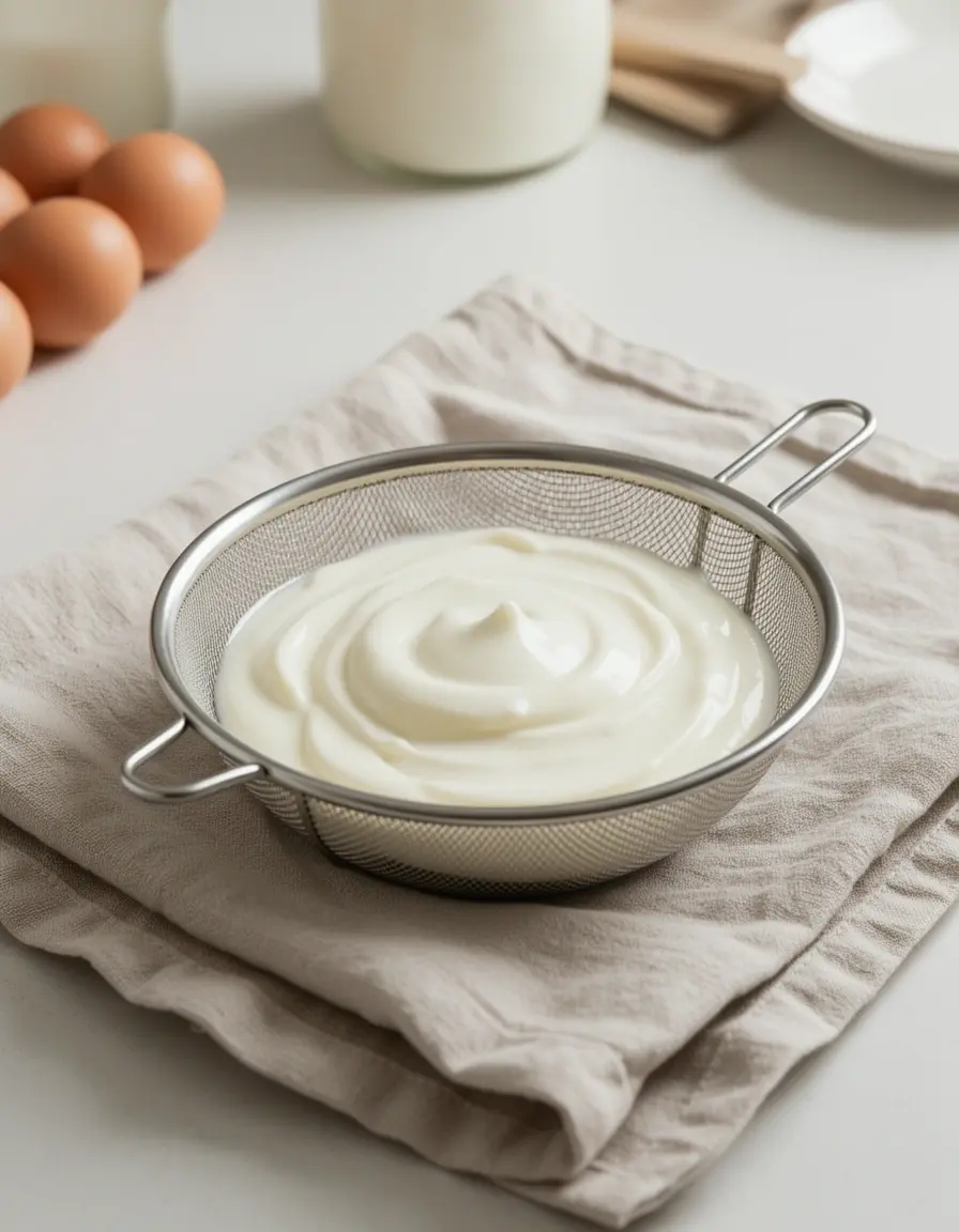 Joghurt-Sieb für extra cremigen griechischen Joghurt