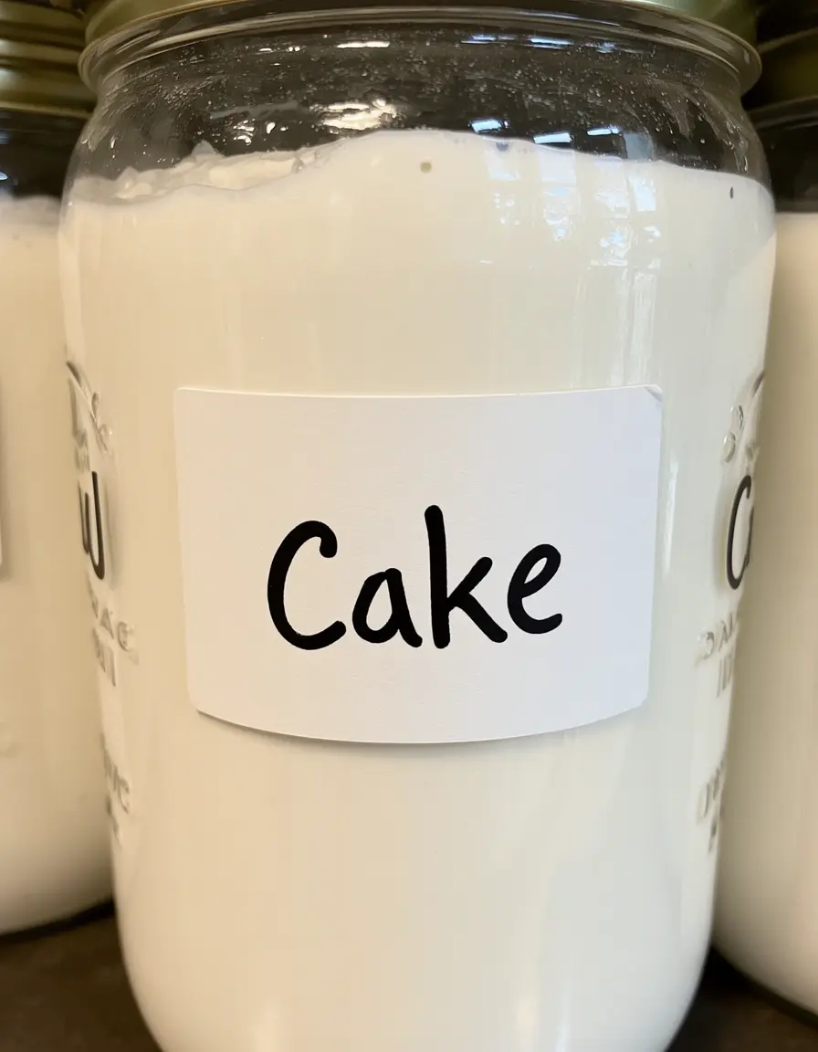 Wasserfeste Etiketten für Gläser
