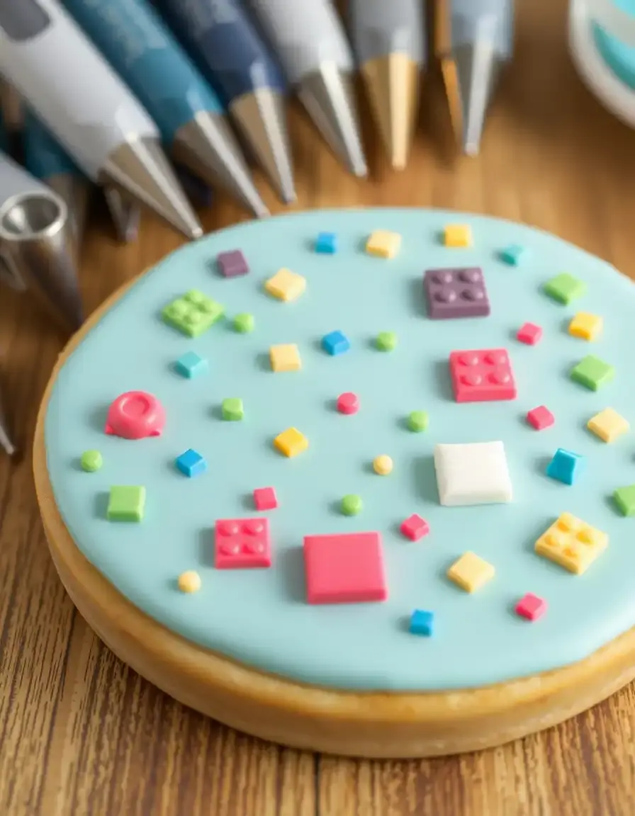 Set mit speziellen Tüllen für Pixel-Art Icing