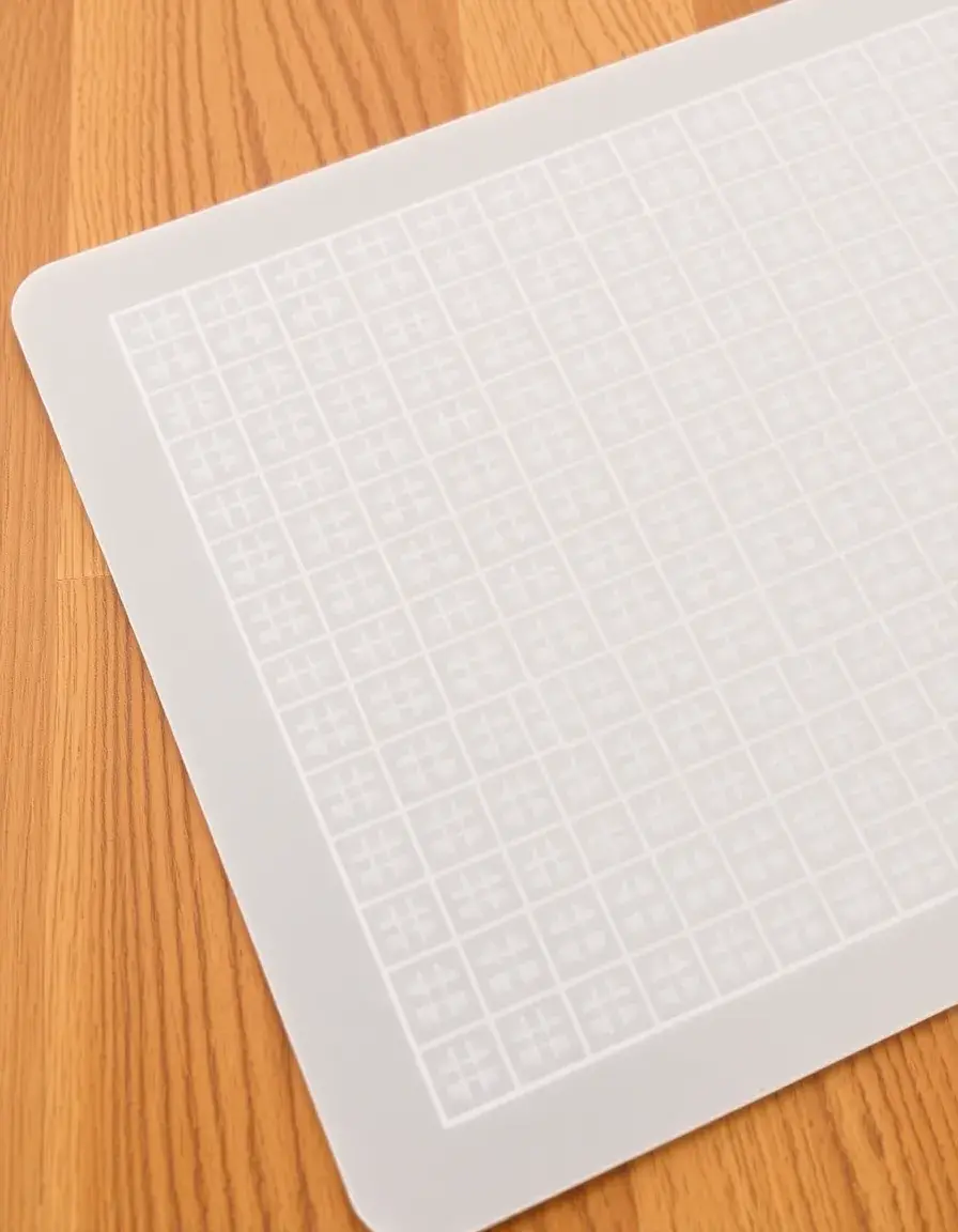 Silikon Fondantmatte mit Raster für Pixel-Designs