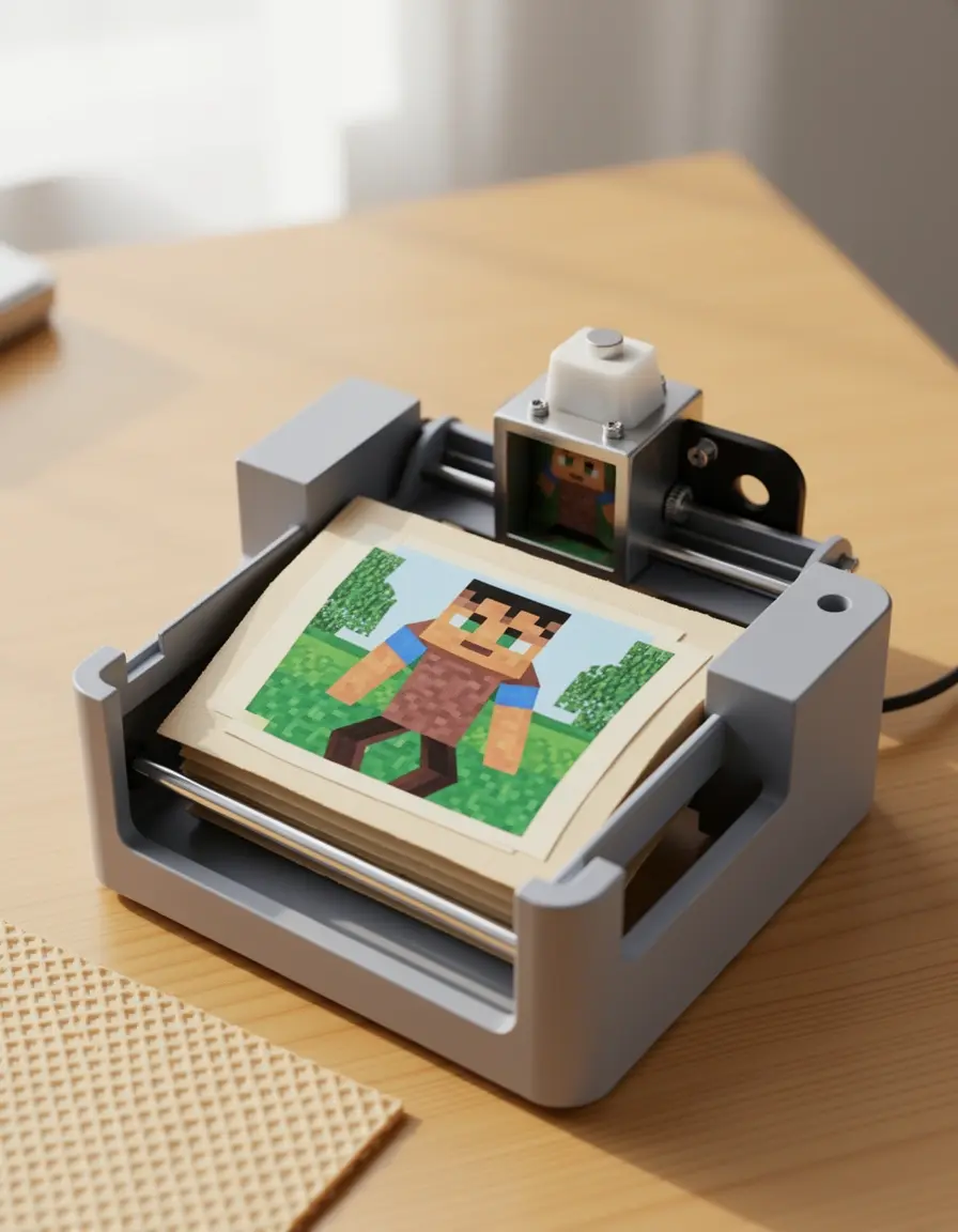 Kleiner Drucker für essbare Tinte und Oblatenpapier