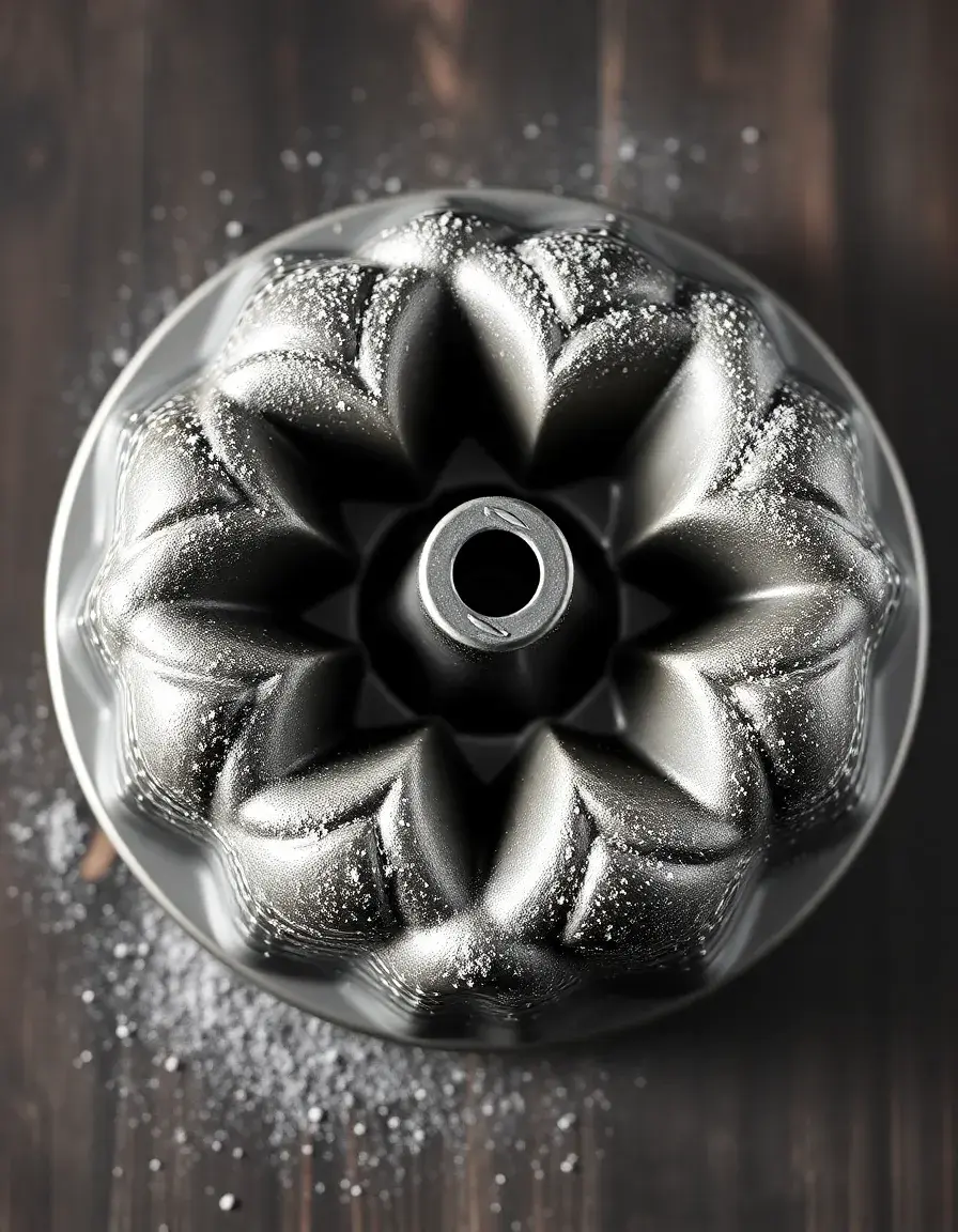 Antihaft-Gugelhupfform mit filigranem Design für dekorative Kuchen