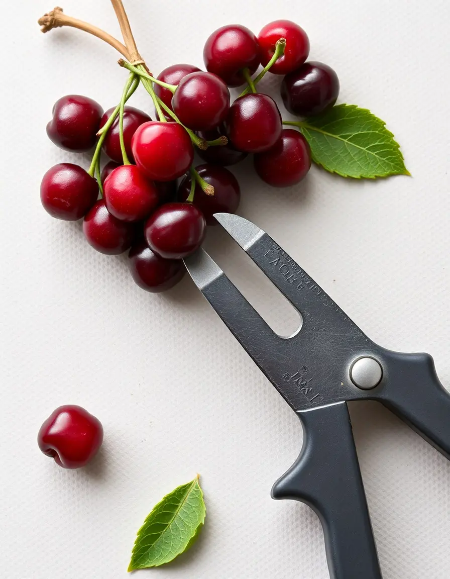 Cherry Stem Remover für Kirschen mit Stiel
