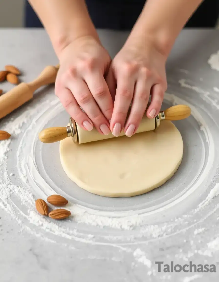 Kleiner Roller für Marzipan und Mandelmasse