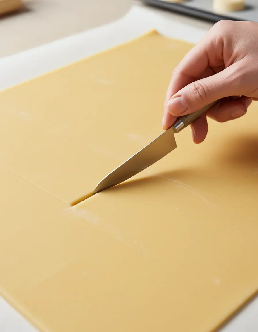 Dünnes Fondantmesser für Marzipan