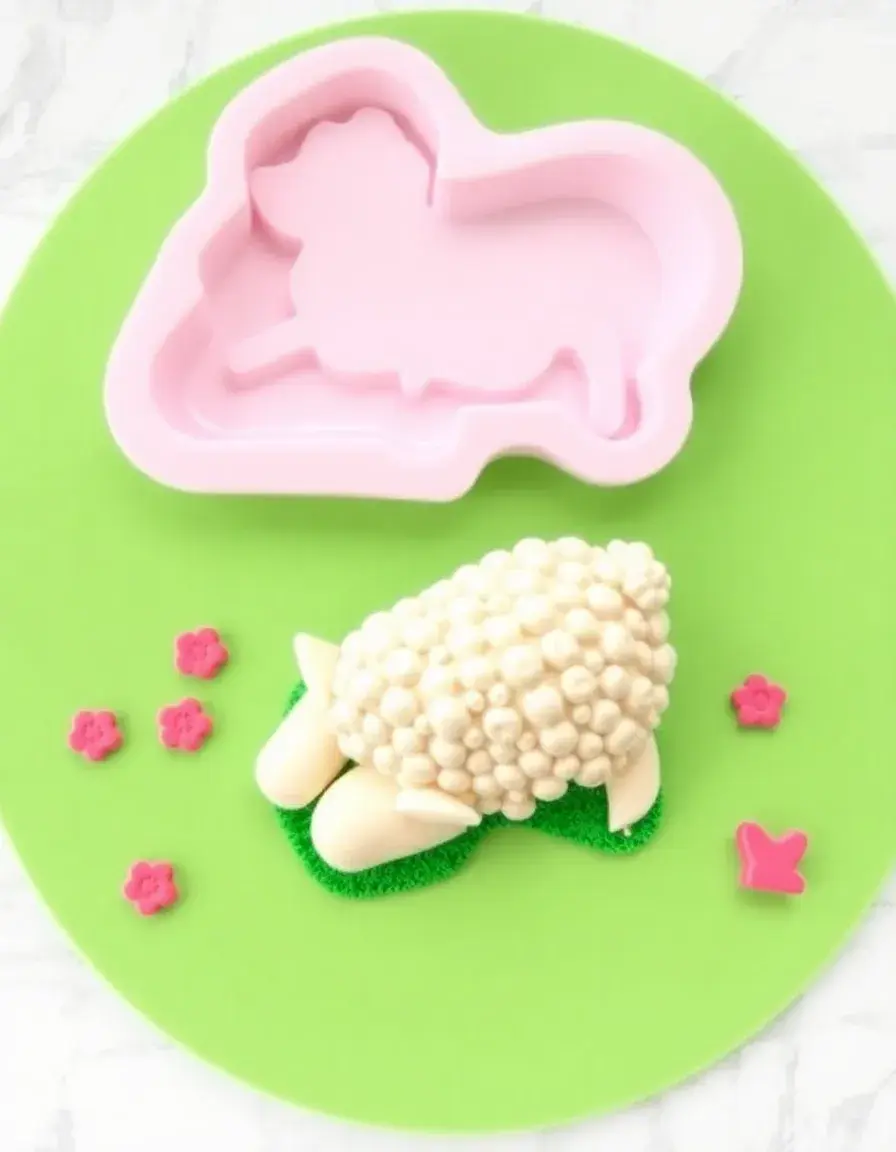 3D Osterlamm Backform für traditionelle Kuchen zu Ostern