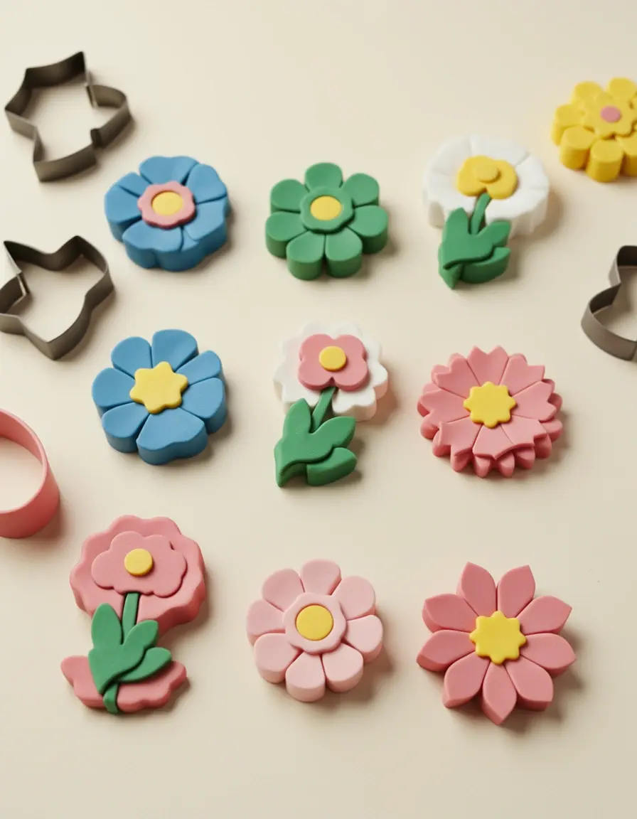 Blumen-Ausstecher Set für Fondant Dekoration