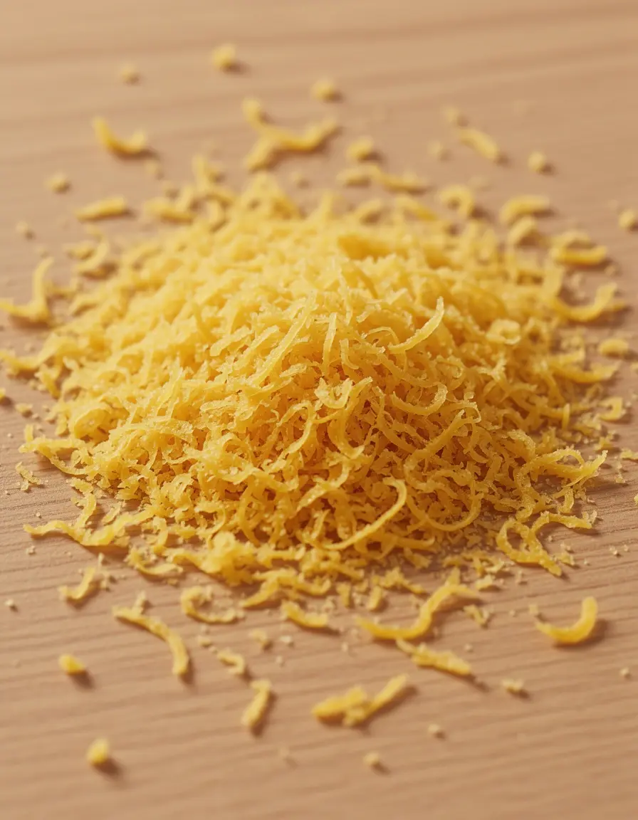 Zestenreibe für frische Mandarinenschale im Käsekuchen