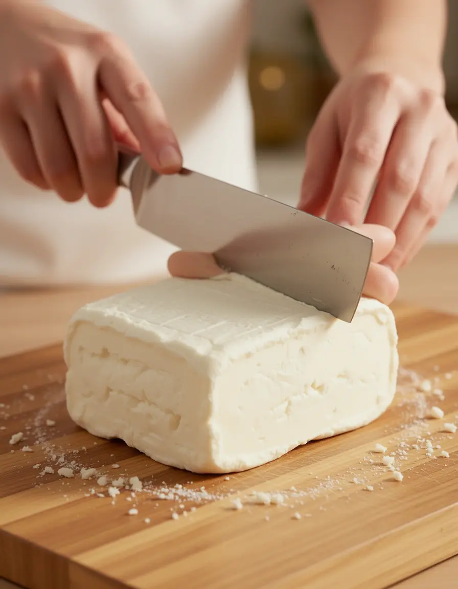 Drahtschneider für saubere Käsekuchenstücke