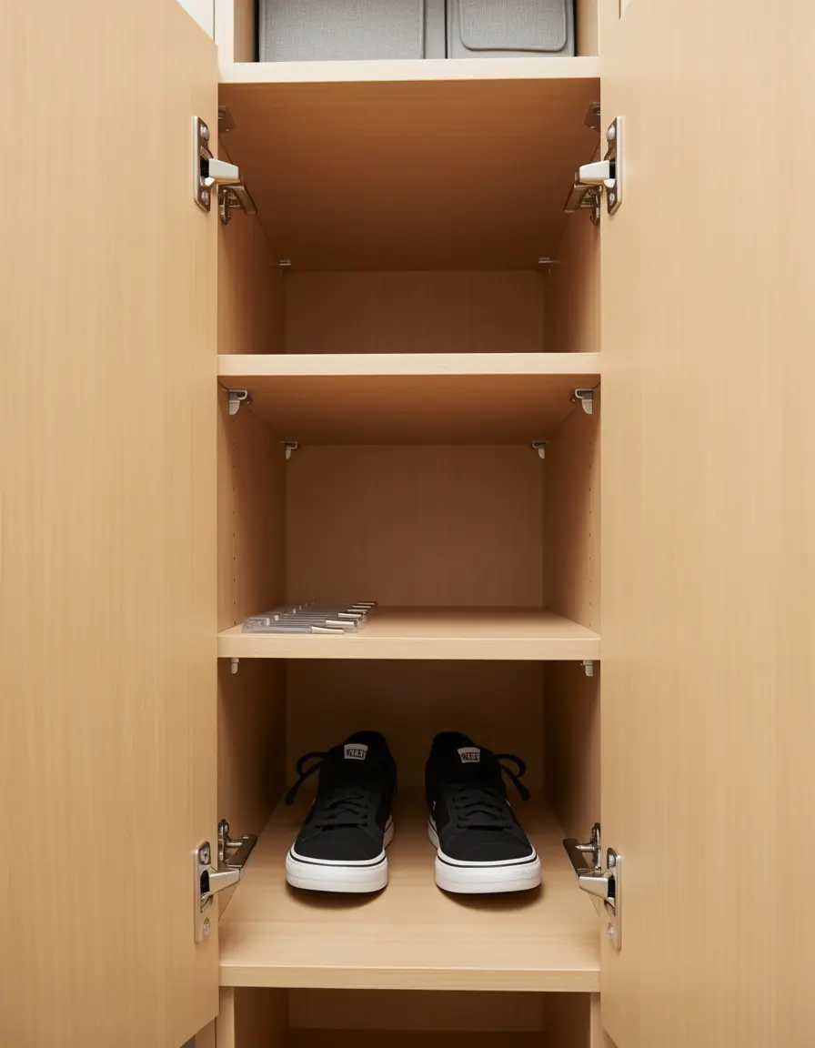 Verstellbare Regalclips Adjustable Shelf Clips für Küchenmöbel