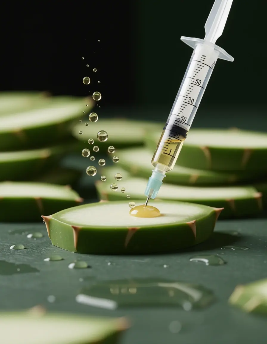 Präzisionsspritze für Agavendicksaft und flüssige Süße