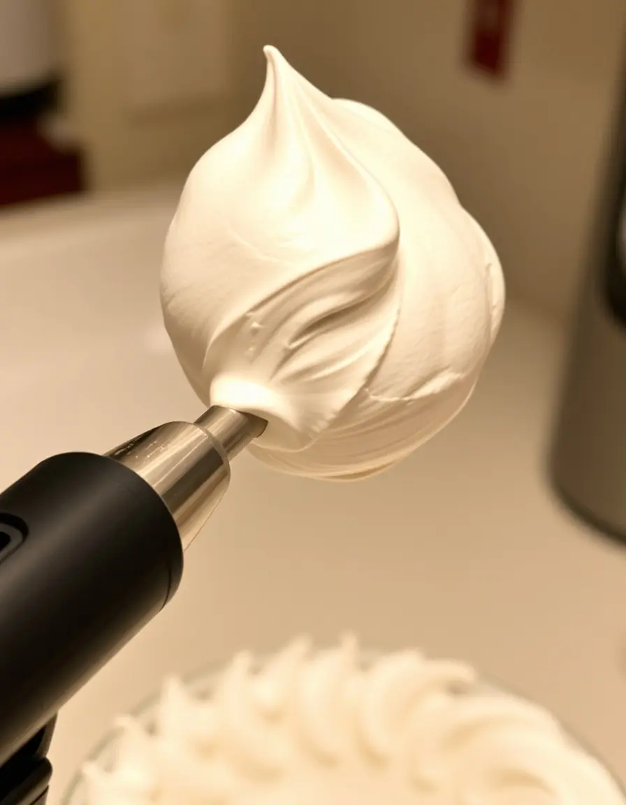 Küchenbrenner zum Flambieren von Baiser-Spitzen