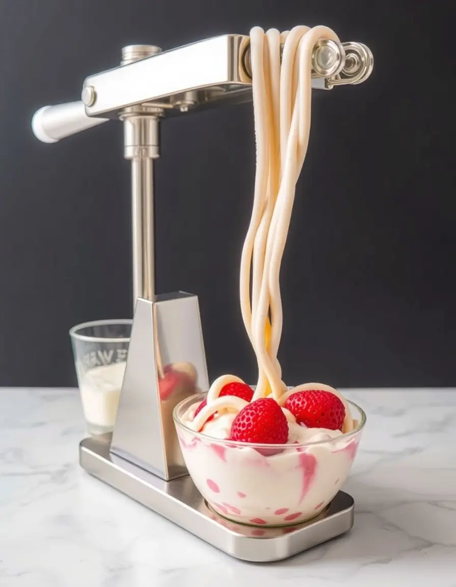 Noodle Extruder für Spaghetti-Eis-Kuchen